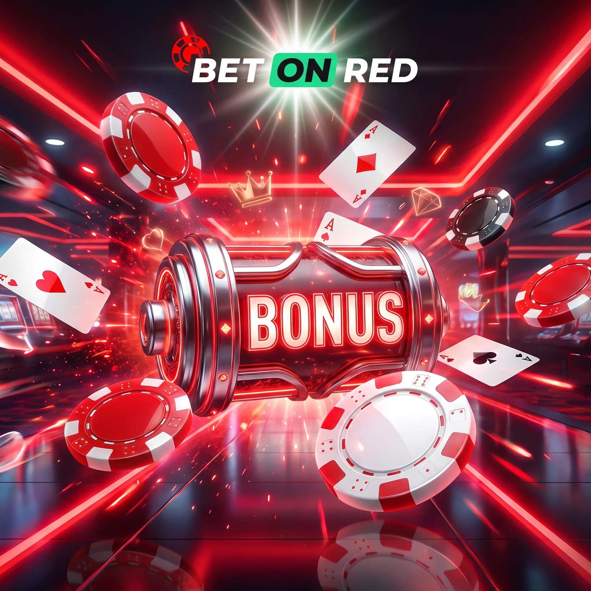 BetOnRed Bonus im roten Casino-Design